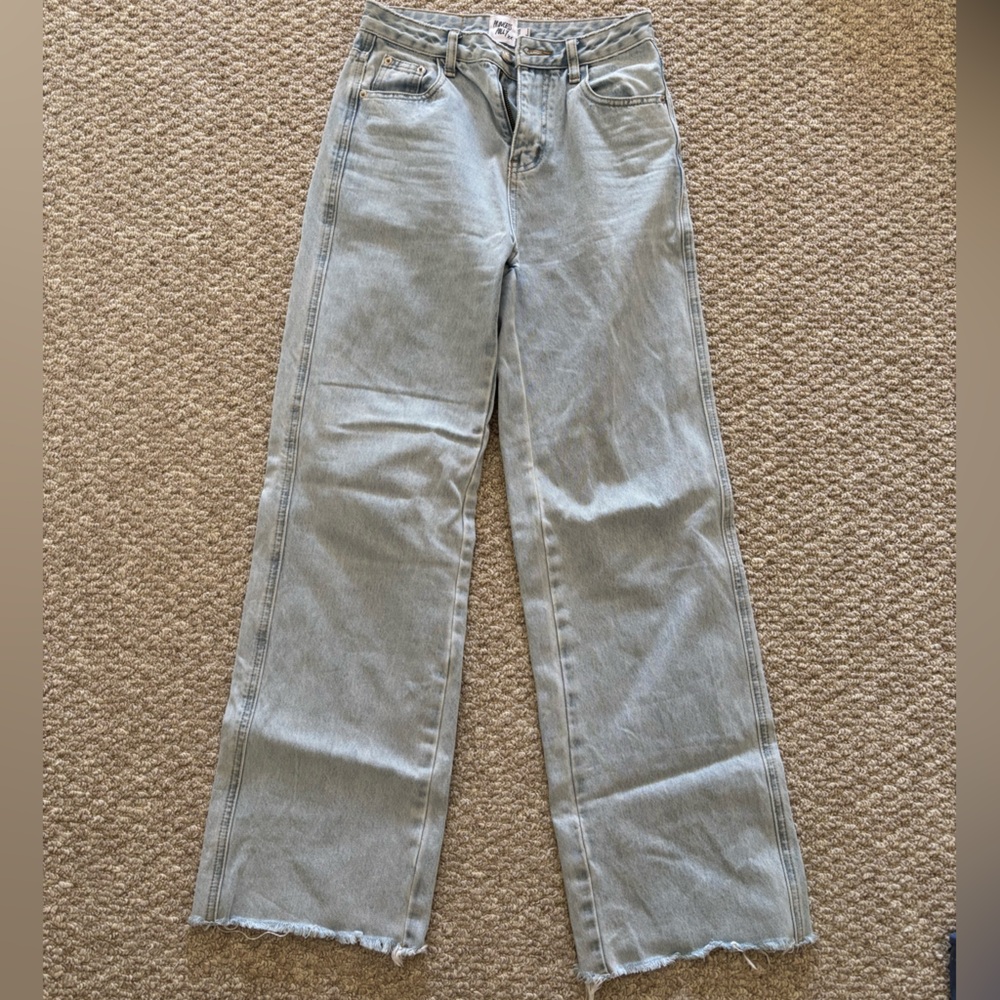 High Rise Straight Leg Jeans